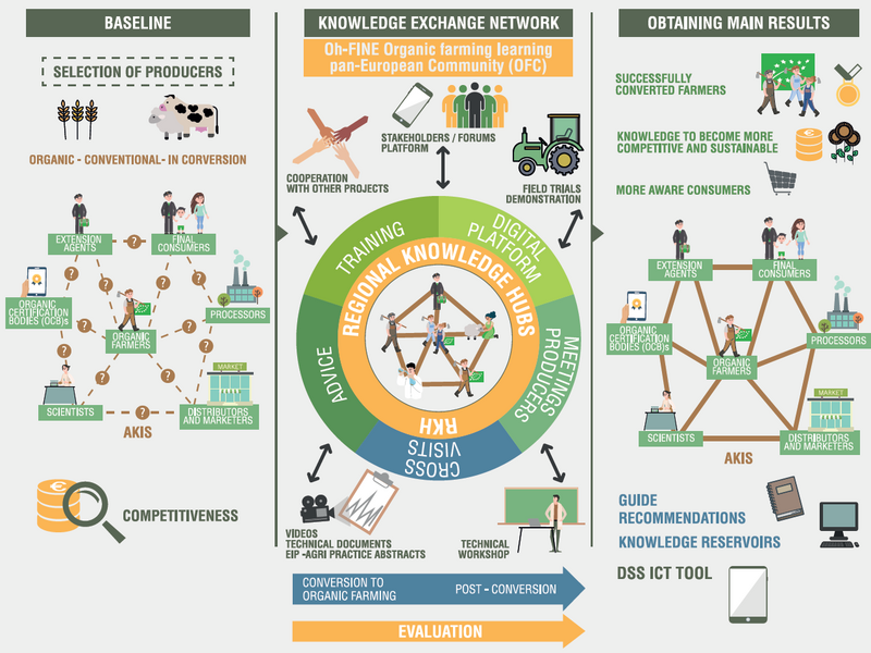 The OH-FINE project in a nutshell: coordination, support measures, and methodology. Inphograph: Grant Agreement No 101183127